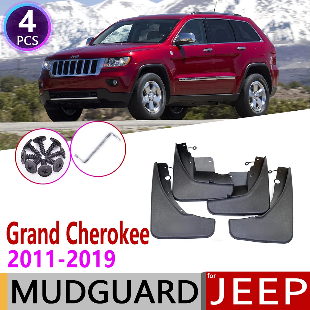 

Car Mudflap for Jeep Grand Cherokee WK2 2011~2019 Fender Mud Guard Flaps Mudguard Accessories 2012 2013 2014 2015 2016 2017 2018