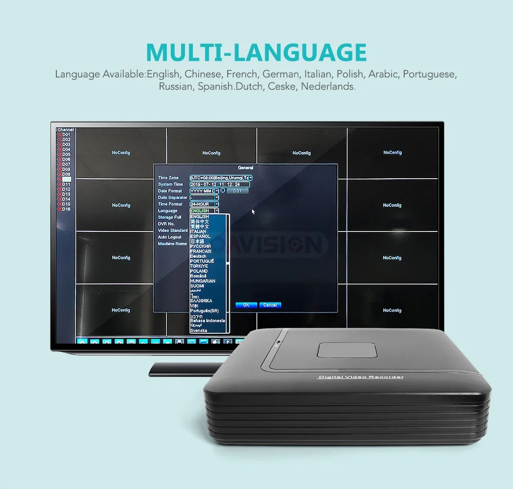 HD IP Câmera de Segurança Vigilância sistema de Alarme XMEye