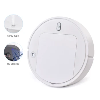 

Automatic Robot Vacuum UV Light Cleaner Anti-drop Sensor Anti-crash Rechargeable Sweeping Robots for Carpet Hardfloor