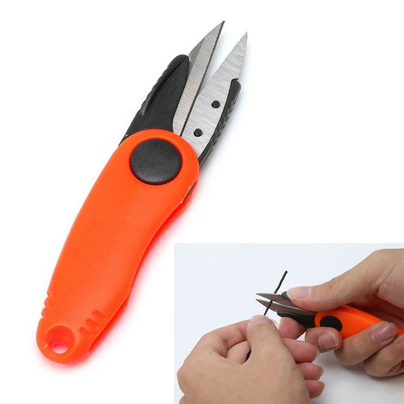 

Stainless Steel Scissors Line Cutter Remove Hook with Fishing Tackle Tool