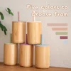 5 Colors 1Pc Baby Feeding Cup Safe Leakproof Bamboo Silicone Sippy Cups Children Learning Drinking Sippy Cup Kids Birthday Gifts 2