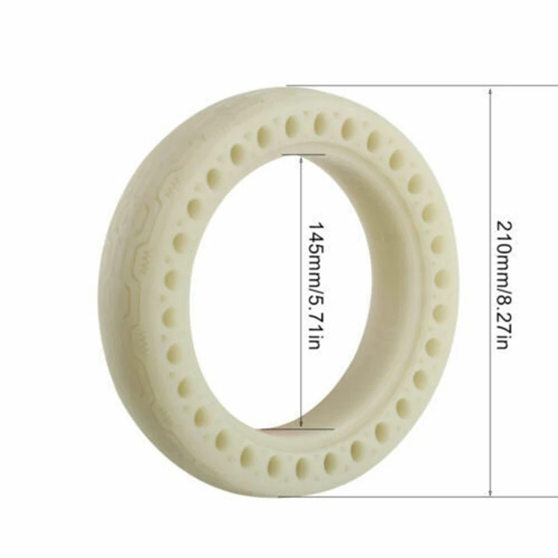 Night Luminous Fluorescent Solid Wheel Tyre Tire for Xiaomi Mijia M365 Scooter