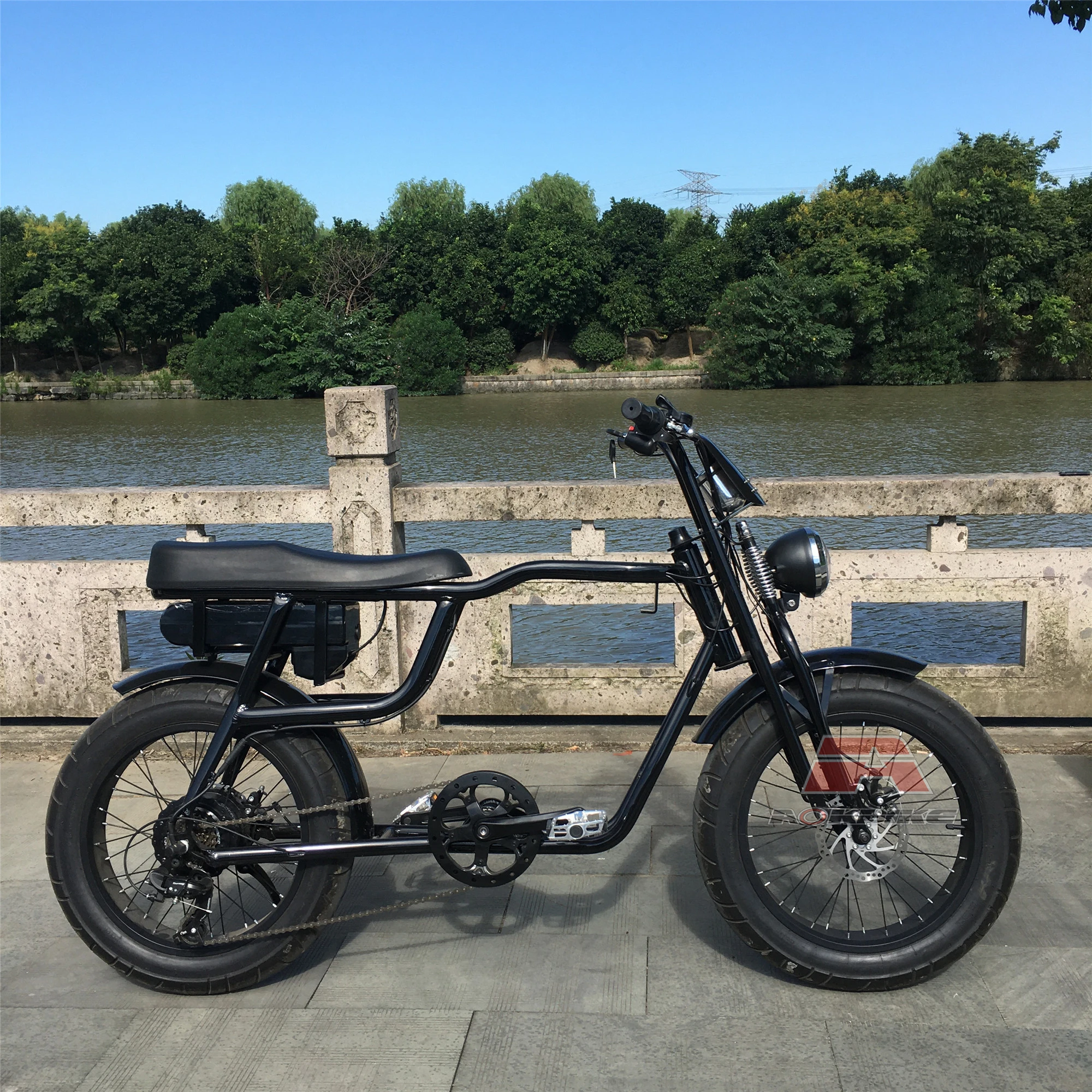 48V 12AH Bafang Motor Beach Cruiser Fiets Dubbele Springers Vork Lithium  Batterij E Bikes Leisure Adult Bike Throttle Koppel ebike - AliExpress  Sports \u0026 Entertainment