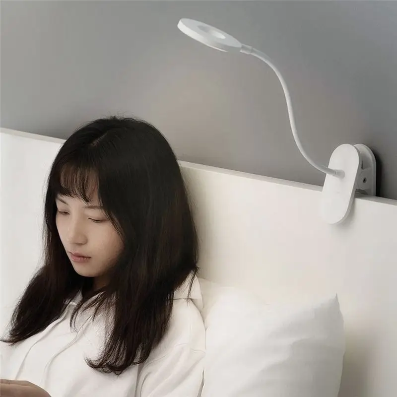 

Yeelight LED Desk Lamp Clip Night Light USB Rechargeable 5W 360 Degrees Adjustable Touch Dimming Reading Lamp For Bedroom
