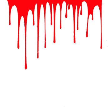 

Aliauto Personality Car Sticker Blood Drips Graphic Decorative Waterproof Reflective Terror Decals Red/Black/Silver,15cm*11cm