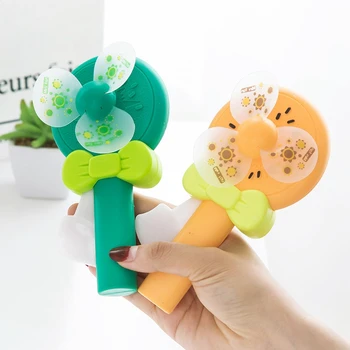 

Fresh Fruit Hand Pressure Small Fan Pocket Fruit Portable Hand-Held Press Clearance Summer Mini Fan