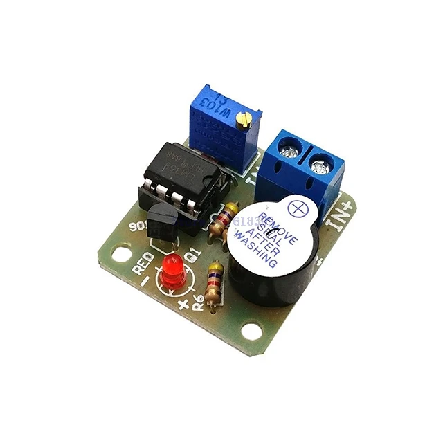 

A5-- 10PCS 9V/12V Battery Sound and Light Alarm Against Over-discharge Protection Board Low Voltage /Under Voltage Protection Mo
