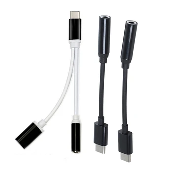 

1x Black USB TYPE-C to 3.5 o Cable TYPE-C Headset Cable TYPE-C Phone Charging Adapter & 2 Pack USB C to 3.5mm Headphone Jack