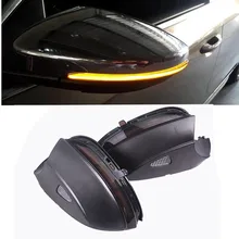 Dynamiczny kierunkowskaz w lusterku migacz boczne światło kierunkowskazu LED sekwencyjny dla VW Scirocco MK3 Passat B7 CC EOS Beetle