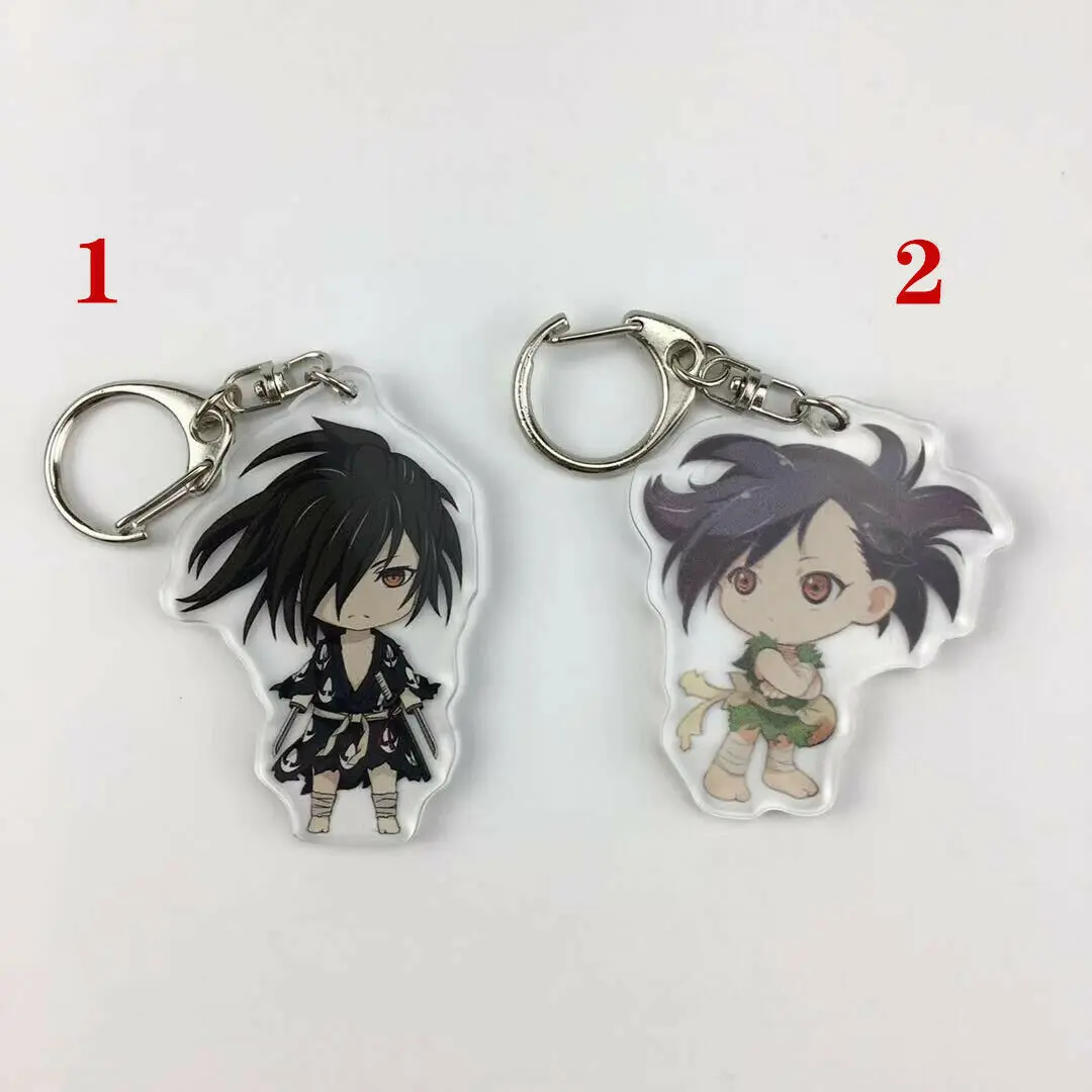 Аниме Dororo акриловый брелок для ключей гоночные ремешки Косплей
