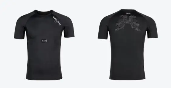Xiaomi mijia Мужская умная спортивная одежда умный датчик мониторинга высокая эластичная быстросохнущая летняя спортивная футболка для бега с коротким рукавом - Цвет: M