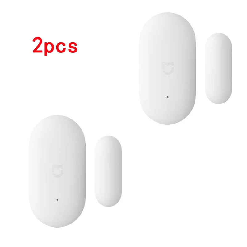2pcs Xiao mi jia датчик окна двери карманный размер xio mi умный дом комплекты Противоугонная сигнализация работа с шлюзом mi Home app - Цвет: 2pcs