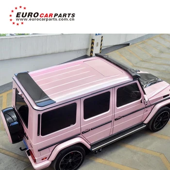 

G class w463 rear spoiler for w463 G350 G400 G500 G55 G63 G65 rear wing PU material with brake lights