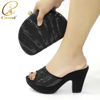 

Italian Matching Shoe and Bag Set for Wedding Gold Color Shoe and Bag Set for Party In Women Nigerian Women Wedding Shoe Bag Set