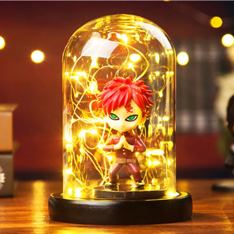 Japanese Anime NARUTO Fire Tree Silver Flower Creative PVC Luminous Action Figure Collectible Model Toys A261