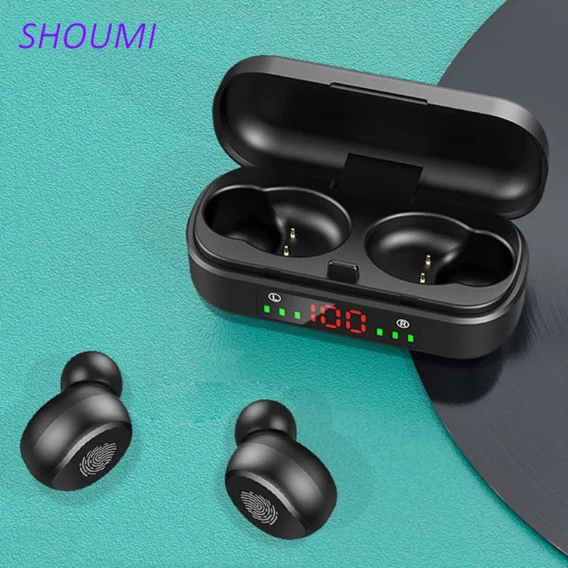 Беспроводная гарнитура Shou Mi Bluetooth 5 0 наушники TWS Hi-Fi мини-наушники-вкладыши
