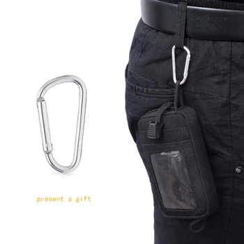 

Tactical Wallet Card Bag Waterproof EDC Key Holder Money Pouch Pack outdoor Hiking hunting Military Multifunction Waist Bag