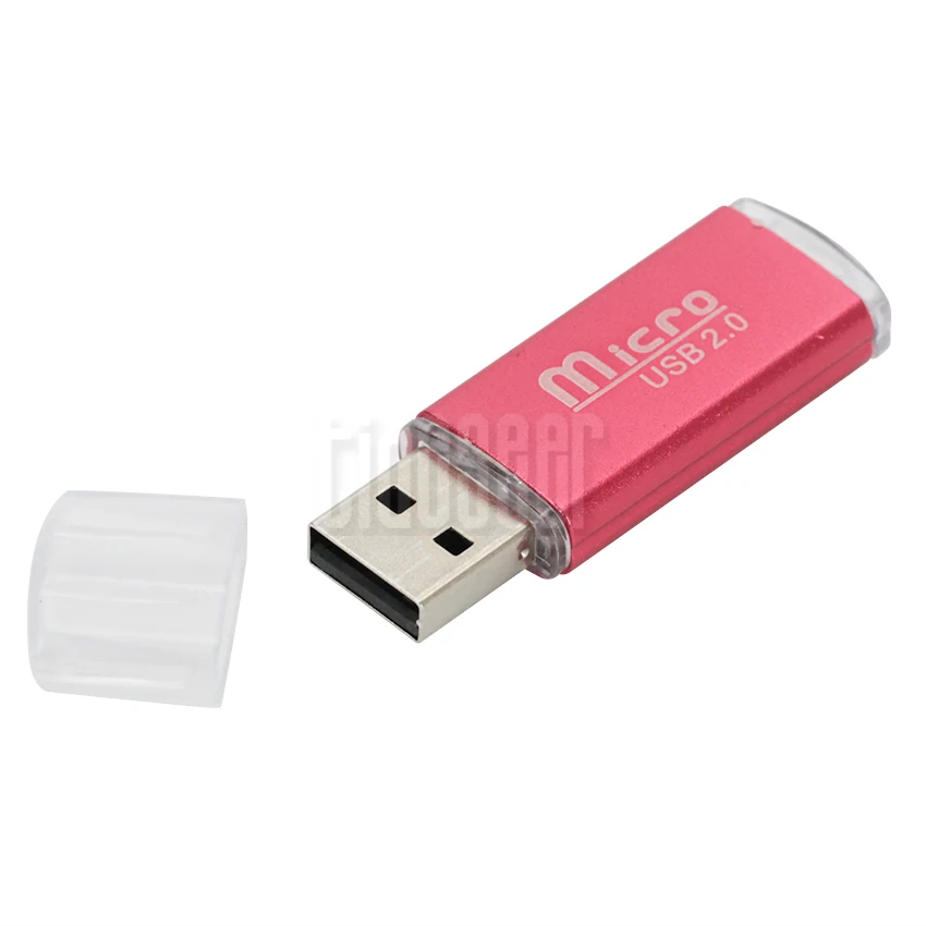 휴대용 미니 USB 2.0, 고속 마이크로 SD TF 카드 리더, 태블릿 PC용 어댑터, 로트당 100 개