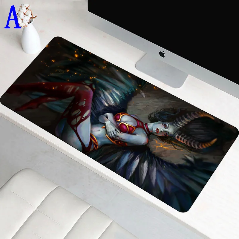  80x40cm Dota 2 Fashion Mouse Pad Large XL Rubber Laptop Lock edge Mouse Mat Keyboard Pad Speed Game