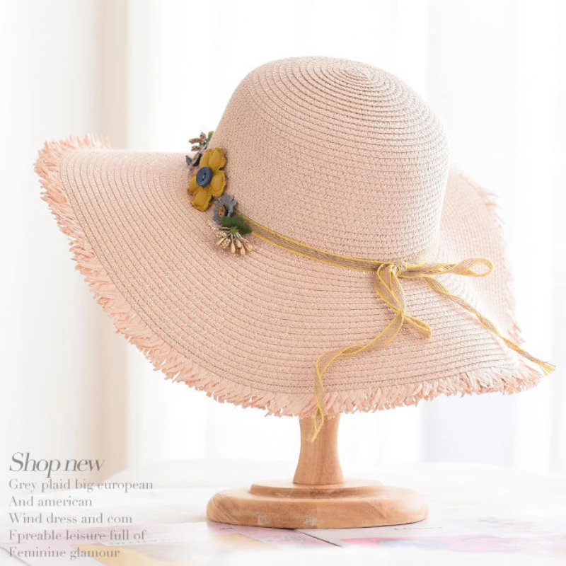 Wide Brim Hat Ladies Beach Cap 