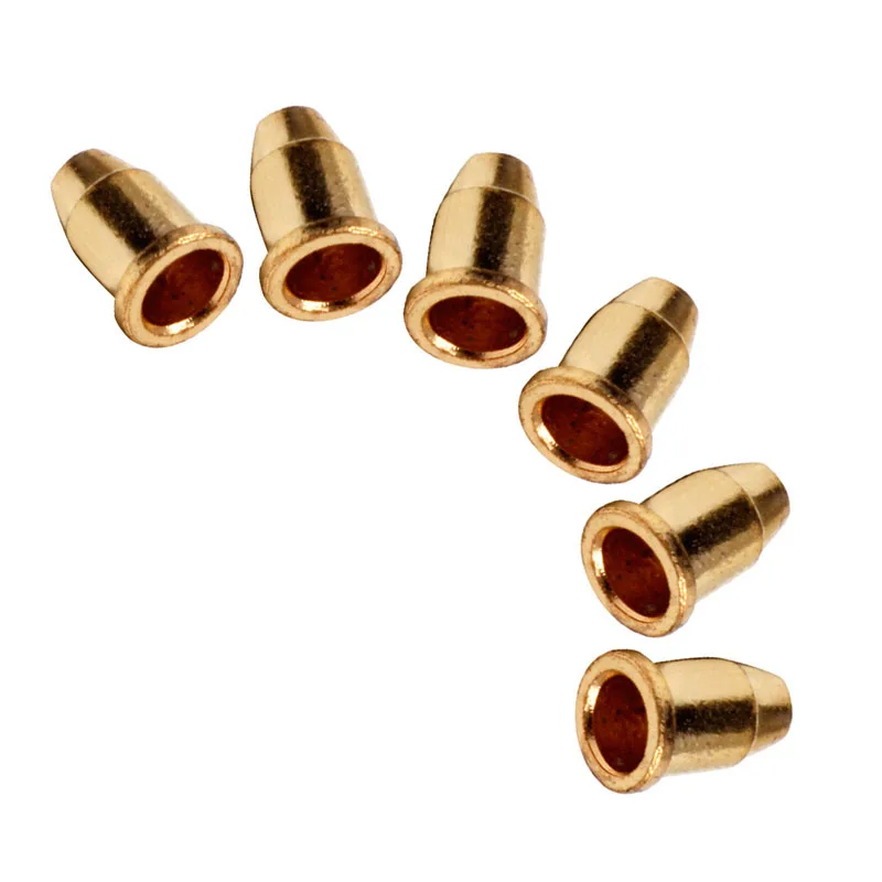 

6pcs Golden Through Body String Mounting Ferrules Set For Electric Guitar Q6PB