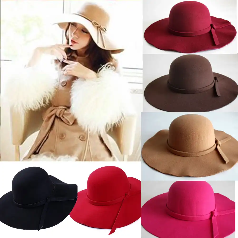 floppy felt hat vintage