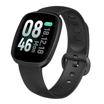 

GT103 Smart Watch Waterproof Blood Pressure Fitness Tracker Sleep Monitor Music Control Full Screen Touch Reloj inteligent Black
