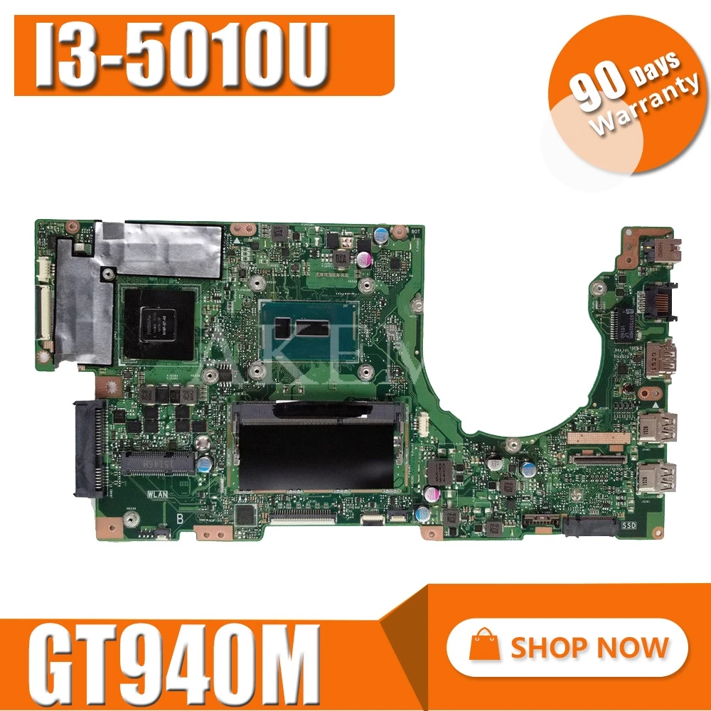 SAMXINNO K501LB материнская плата для ноутбука For Asus K501LX K501LN A501L K501L V505L 100% тесты Ok I3-5010U GT940M
