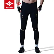 Santic штаны для велоспорта весна осень мужские 4D мягкие противоударные дышащие брюки профессиональные MTB дорожный велосипед уличная спортивная одежда
