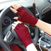 Car Driving Gloves Anti-UV Gloves Women Men Half Finger Gloves Thin Sweat Absorption Breathable Non-Slip Drive Hand Protector ► Photo 3/6