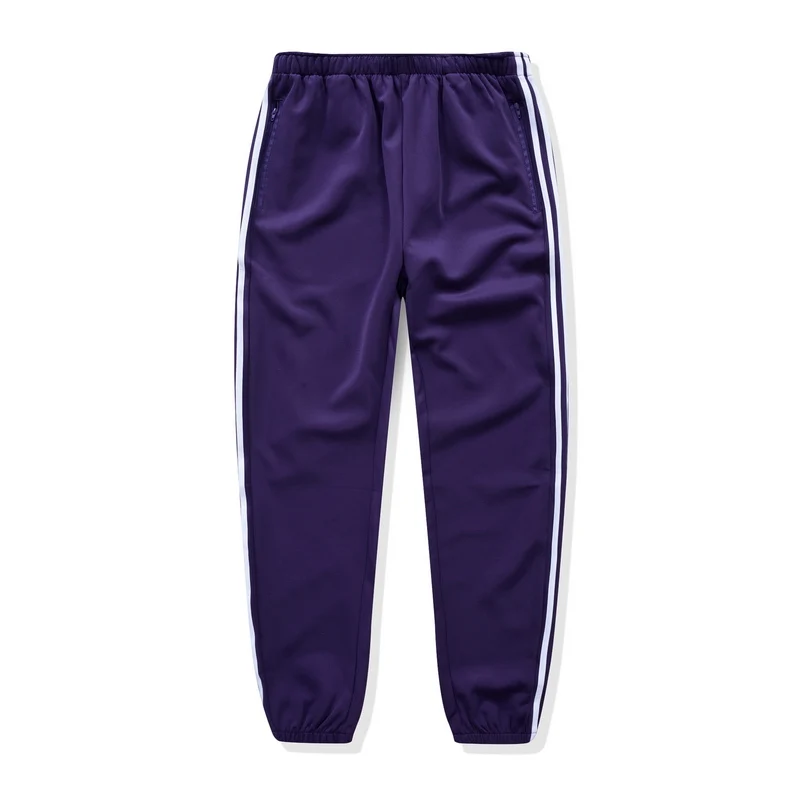 

Four seasons basic side stripes three bars elastic waist loose beam feet men and women lovers small feet sports casual trousers