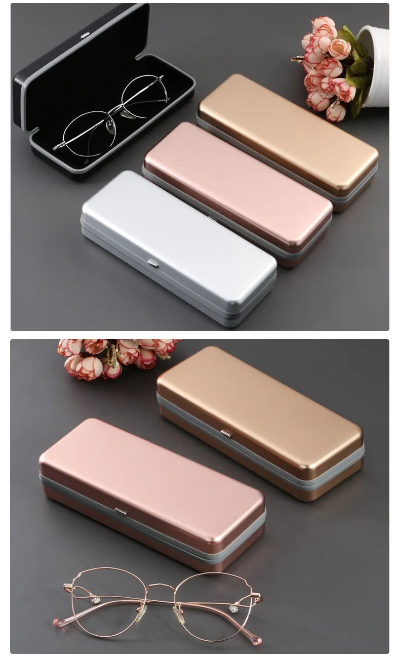 Cubojue Unisex Aluminum Eyeglass Case C010 - Image 3