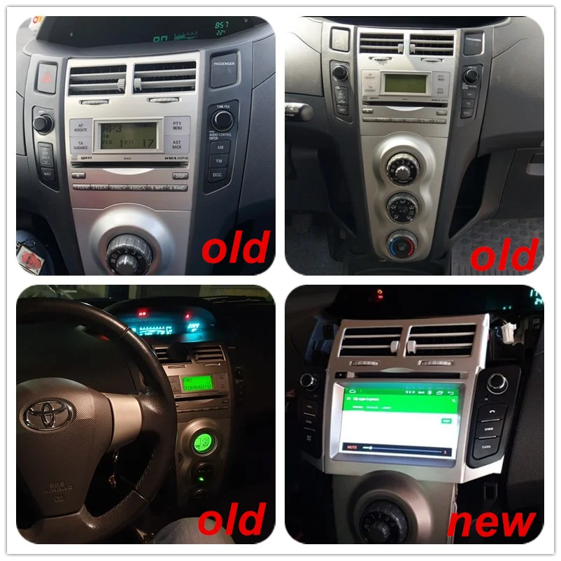 Android 10,0 Автомобильный DVD стерео мультимедиа головное устройство для TOYOTA YARIS 2005-2011 Авто ПК радио gps навигация Видео Аудио автомобиль gps navi