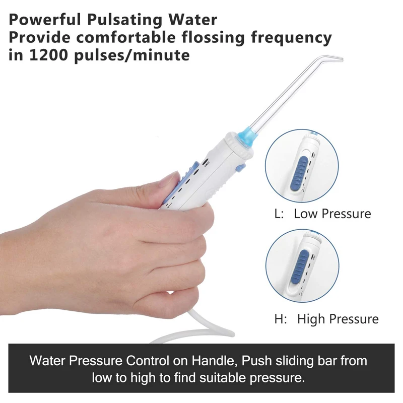 Путешествия воды стоматологический Flosser перезаряжаемые и беспроводной Оральный ирригатор для чистки зубов с 400 мл резервуар и портативный