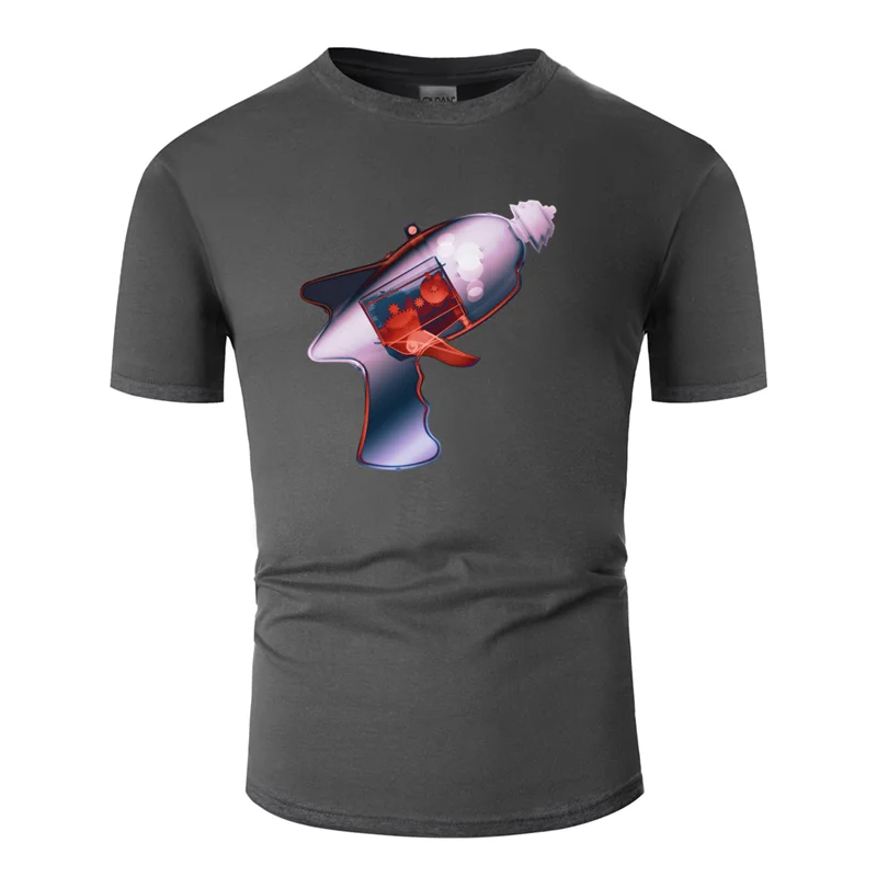 Дышащая футболка raygun#2 на заказ, лето, большой размер S~ 5xl, Натуральная мужская футболка, потрясающая, вырез лодочкой, хип-хоп