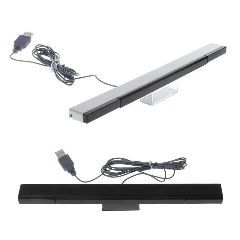 

Wii Sensor Bar Wired Receivers IR Signal Ray USB Plug Replacement for Nitendo Remote