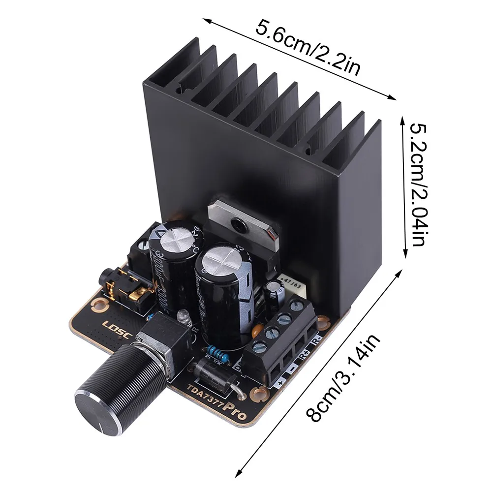 Tda7377 Power Amplifier Board Diy Speaker Power Amplifier Module 30w*2 12v Dual Channel Stereo - Instrument Parts & Accessories - AliExpress