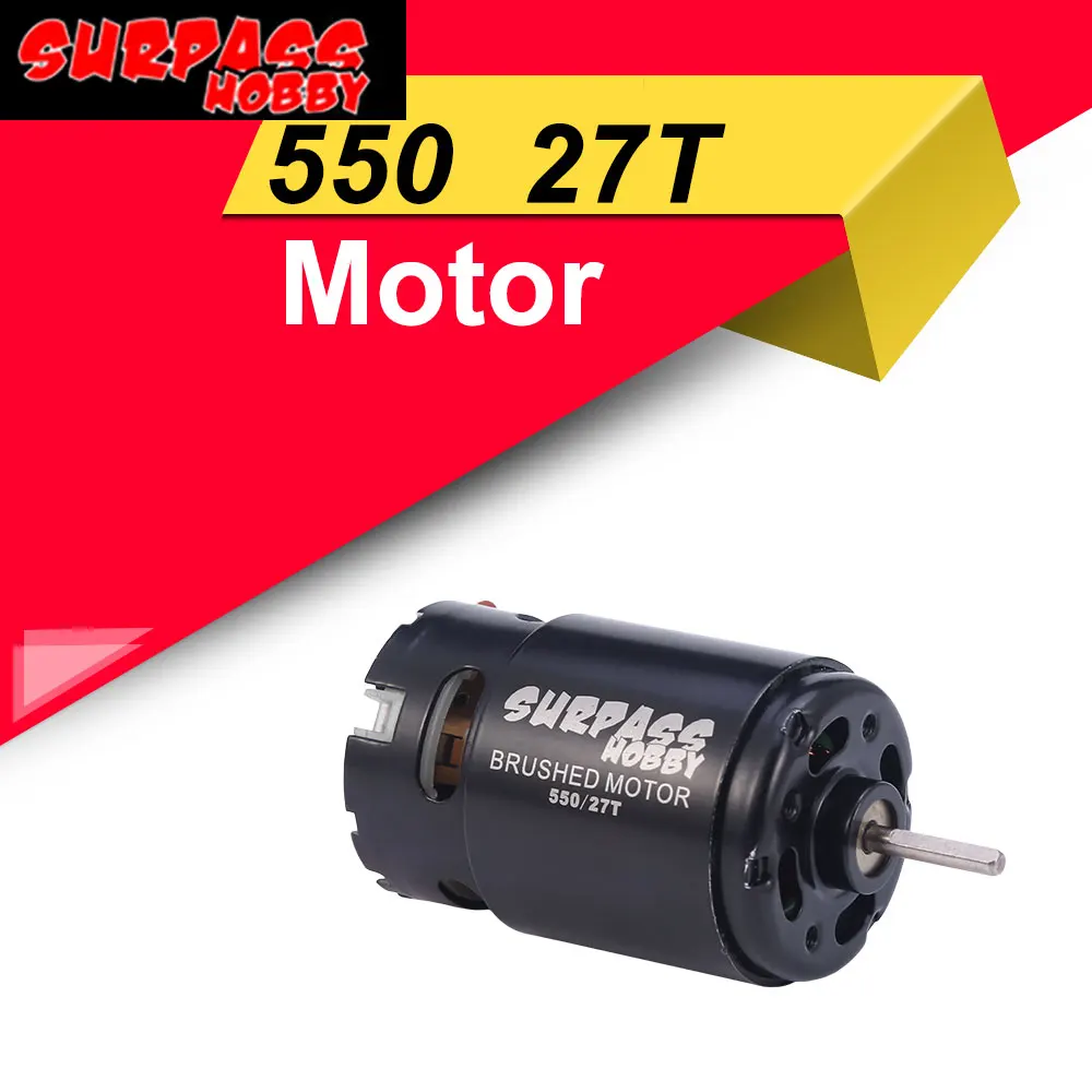 SURPASS HOBBY 550 12T 21T 27T 35T матовый двигатель для 1/10 HSP HPI Wltoys Kyosho TRAXXAS D90 D110 SCX10 внедорожный