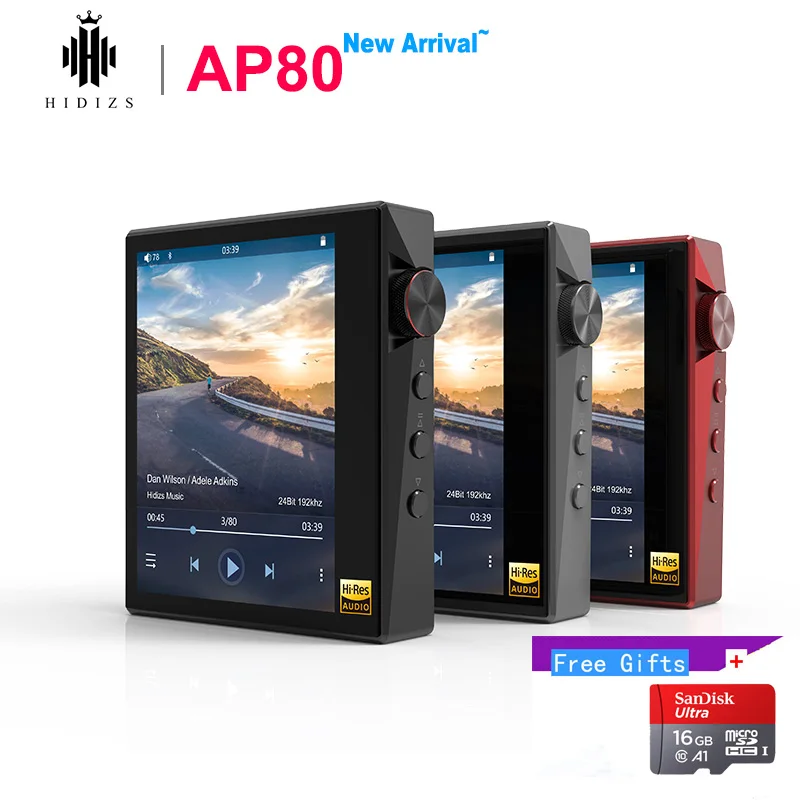 Hidizs AP80 Hi-Res ES9218P Ultraportable Bluetooth de música de alta fidelidad MP3 jugador tecnología LDAC USB DAC DSD 64/128 FALC DAP