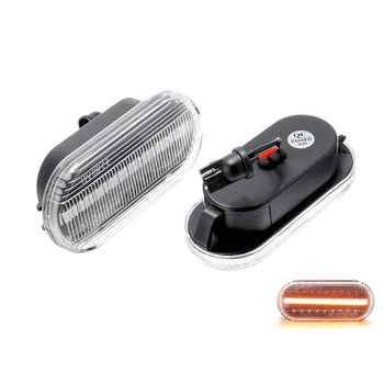 

CARALL LN0773Y Kit arrow Side Led Side Marker light transparent lens orange PerVW Golf 3 4 Polo Passat Sharan seat the