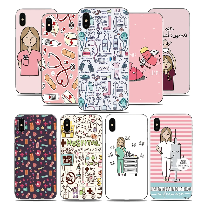 

For Wiko Lenny 5 4 3 Jerry Tommy Harry Sunny 2 3 Plus View 2 Go pro XL Y80 Y60 Cartoon Medicine Nurse Do soft TPU Silicone Cases