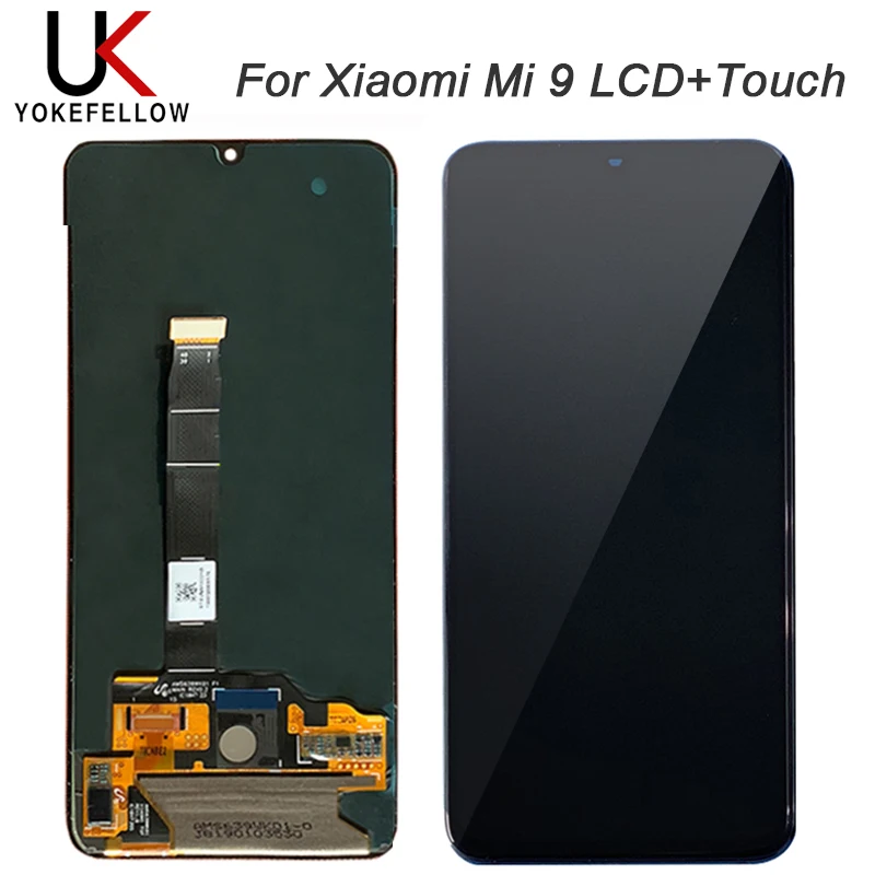 

6.39'' AMOLED Original LCD For xiaomi Mi 9 Display LCD Display Touch ScreenDigitizer Assembly with frame M1902F1G Repair Part