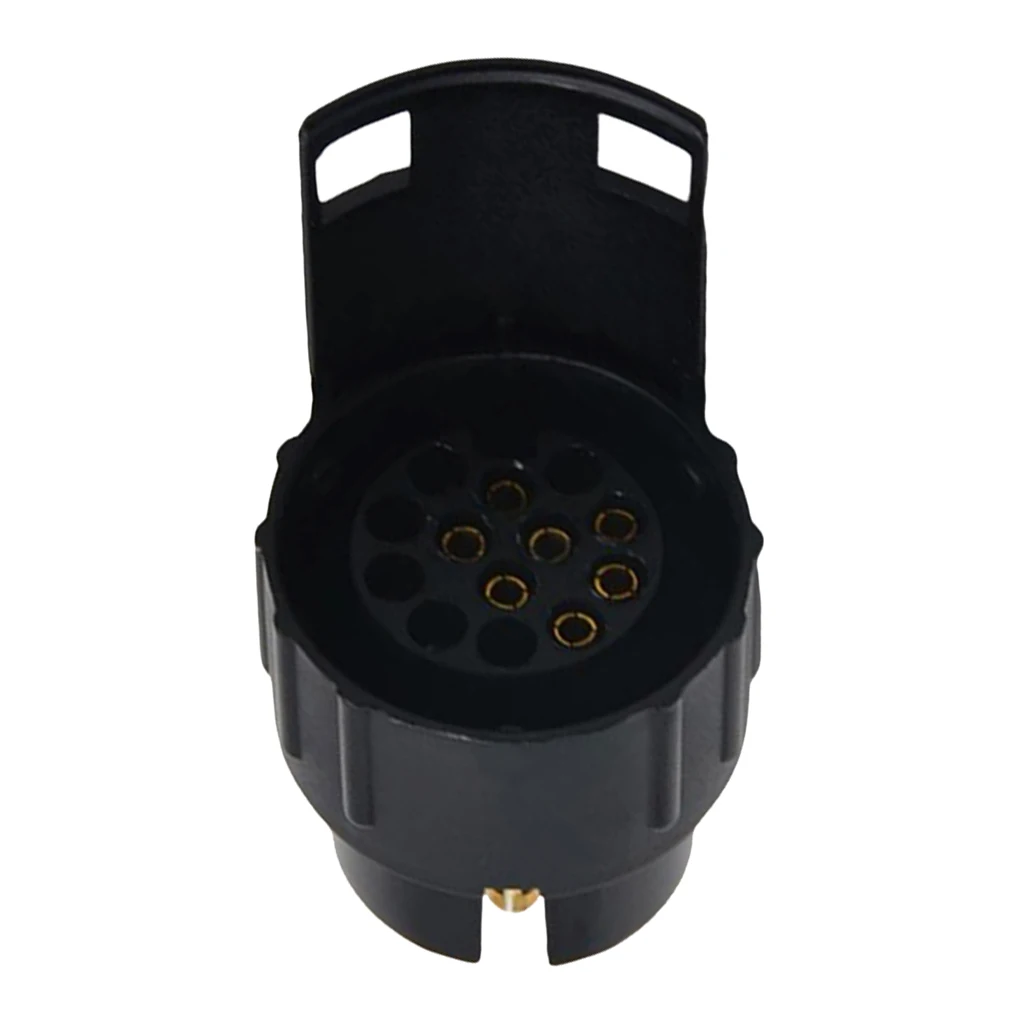 Mini Waterproof 7 Pin To 13 Pin Trailer Truck Caravan Socket Adapter Converter