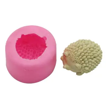 

1pc Hedgehog Shape Silicone Mould Cake Fondant Chocolate Mold Handmade Craft Candle Soap Making Mold Kitchen Tool