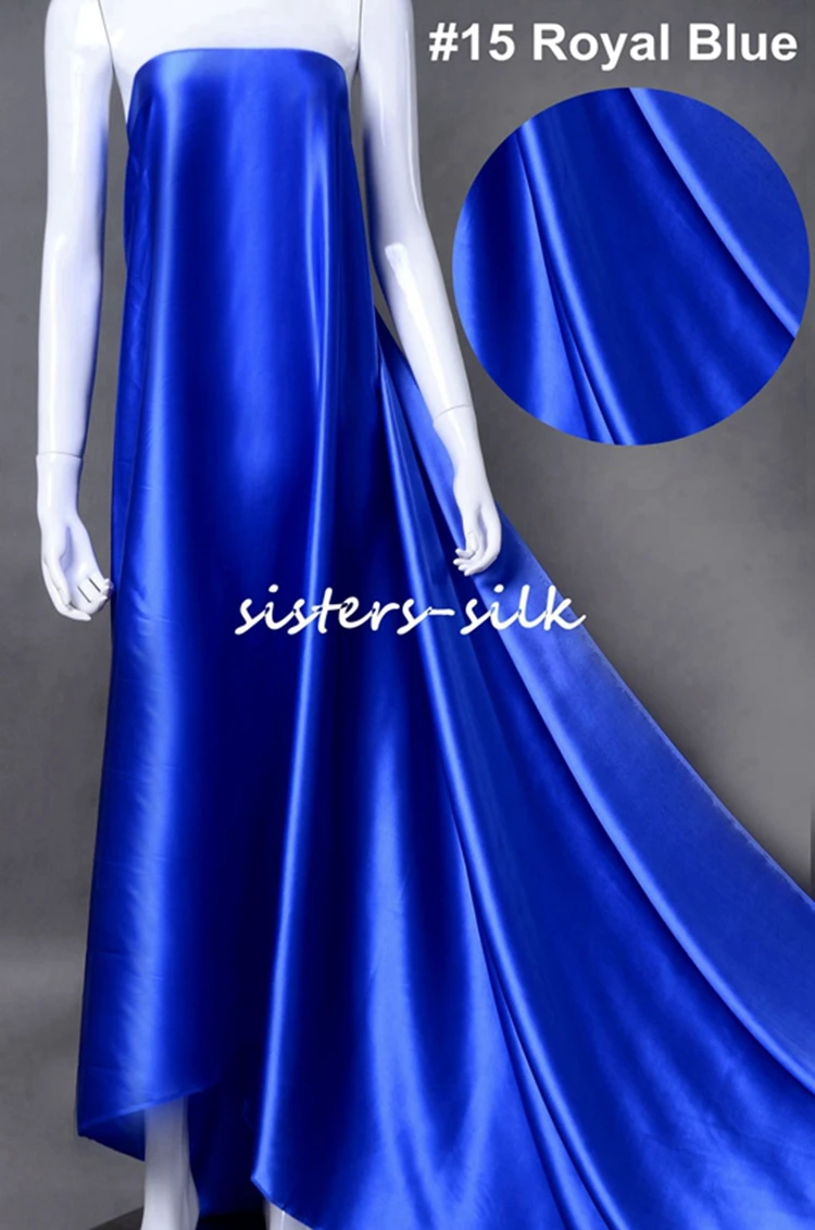 Royal Blue Мужская 19 Momme шелковая рубашка тутового цвета деловые рубашки для мужчин мужские офисные свитеры с пуговицами и отложным воротником со скрытой планкой - Цвет: Royal Blue