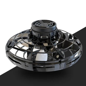 

JOYLIVE Fingertip Gyroscopic Vehicle Gyroscopic Creative Decompression Induction Toy Free Flight UFO LED Light