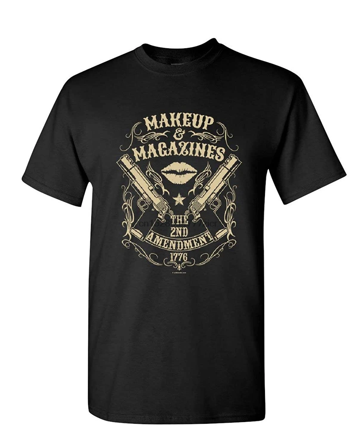 Make Up Magazines The 2nd Amendment 1776 T-Shirt Gun Rights Mens Tee Shirt(1) | Мужская одежда