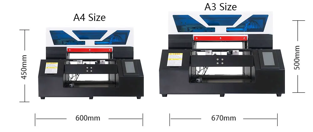 difference between a3 and a4 printers