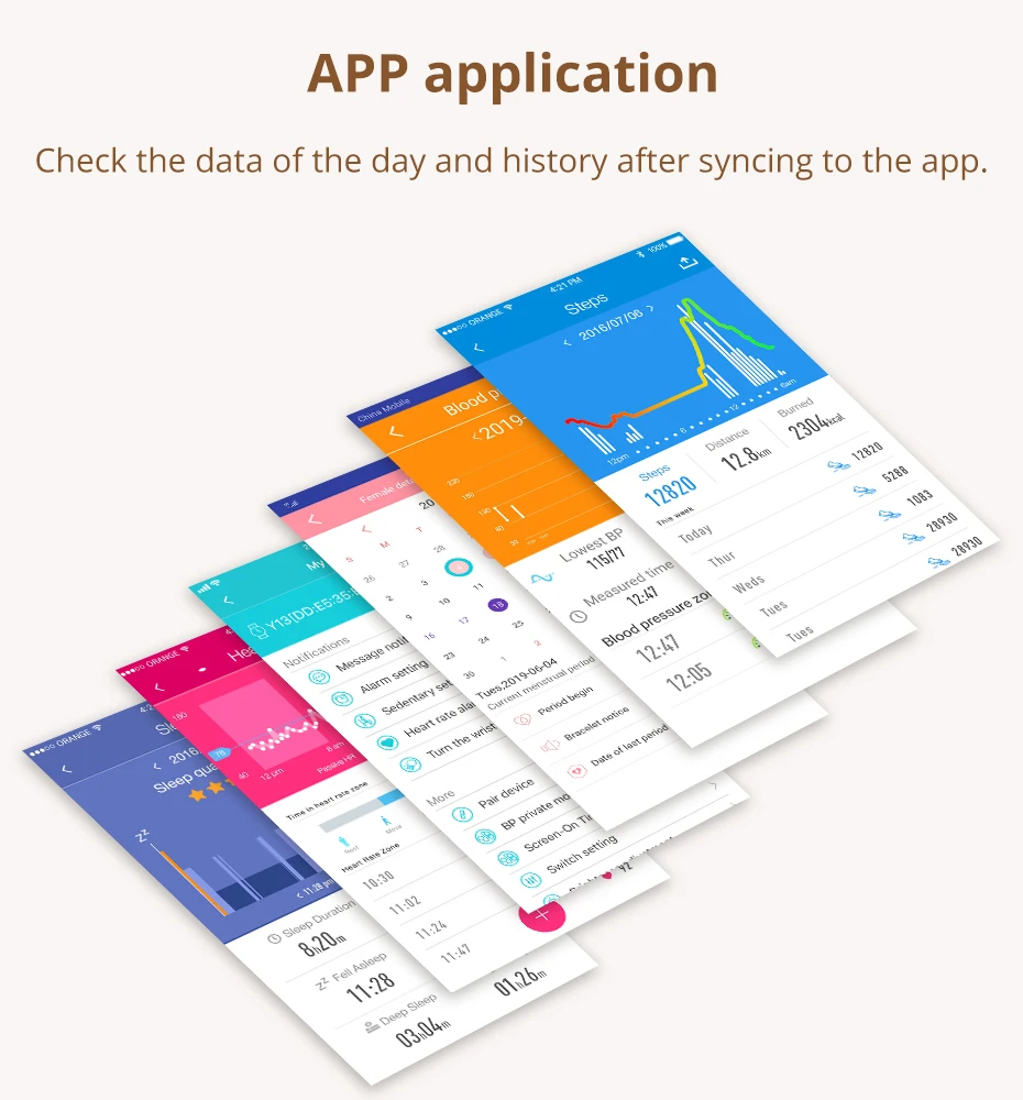 Makibes T5 PRO Advanced Milanese magnetic Fitness Tracker Smart Watch Blood Pressure Monitor Smartwatch Fashion PK Q8 Bracelet12