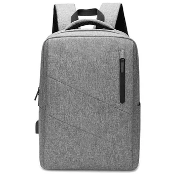

Cross Border Supply of Goods Logo Customizable USB Backpack Casual MEN'S Business Bag Laptop Backpack a Generation of Fat